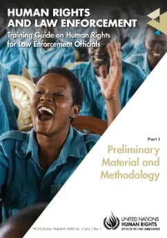 The Training Guide on Human Rights for Law Enforcement Officials